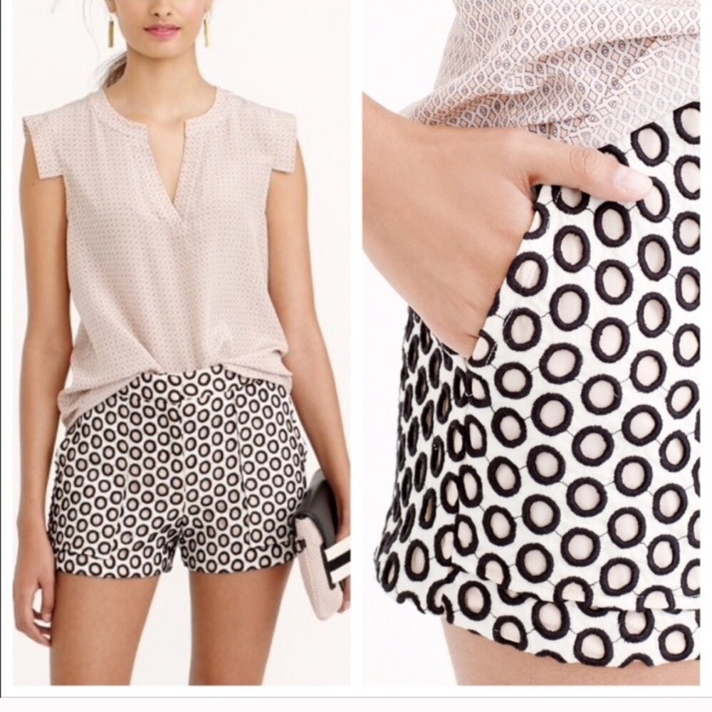 J Crew Punched Out Shorts Size‎ 4